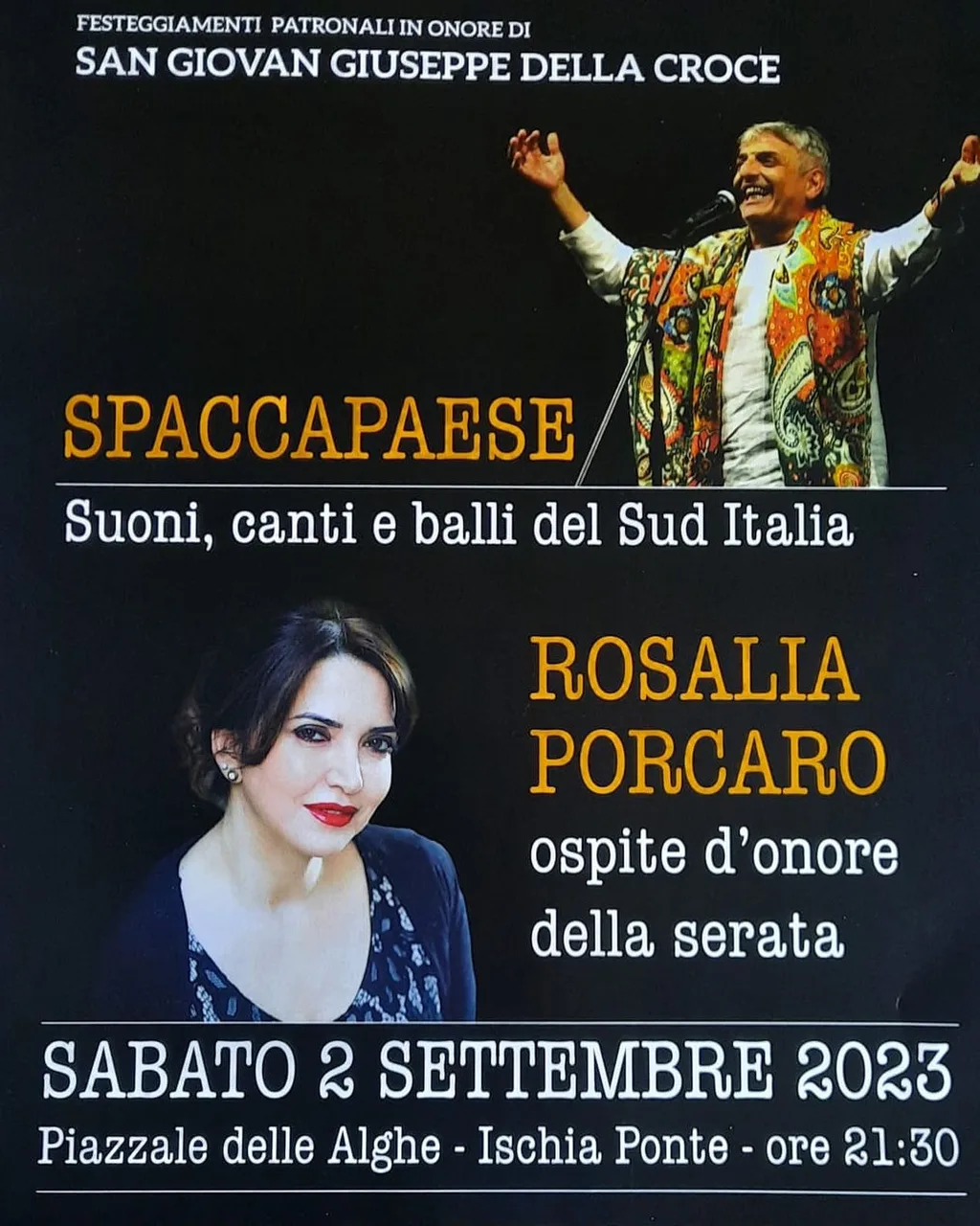 Rosalia Porcaro e Spaccapaese - Festa di S. Giovan Giuseppe già approvato