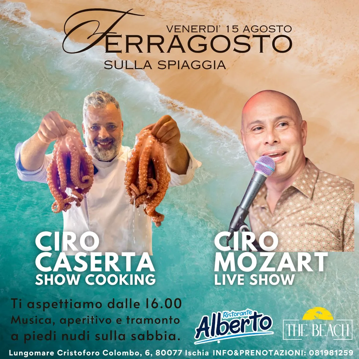 🌊 Ferragosto on the Beach – Alberto Restaurant & The Beach