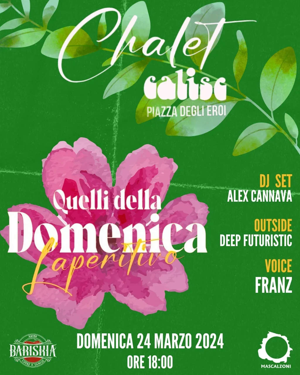 L'aperitivo della domenica allo Chalet Calise