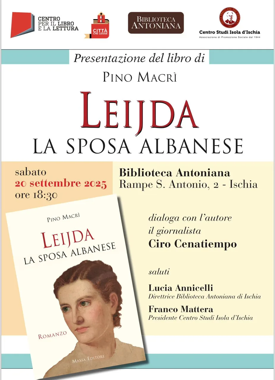Book Presentation by Pino Macrì – Leijda, the Albanian Bride