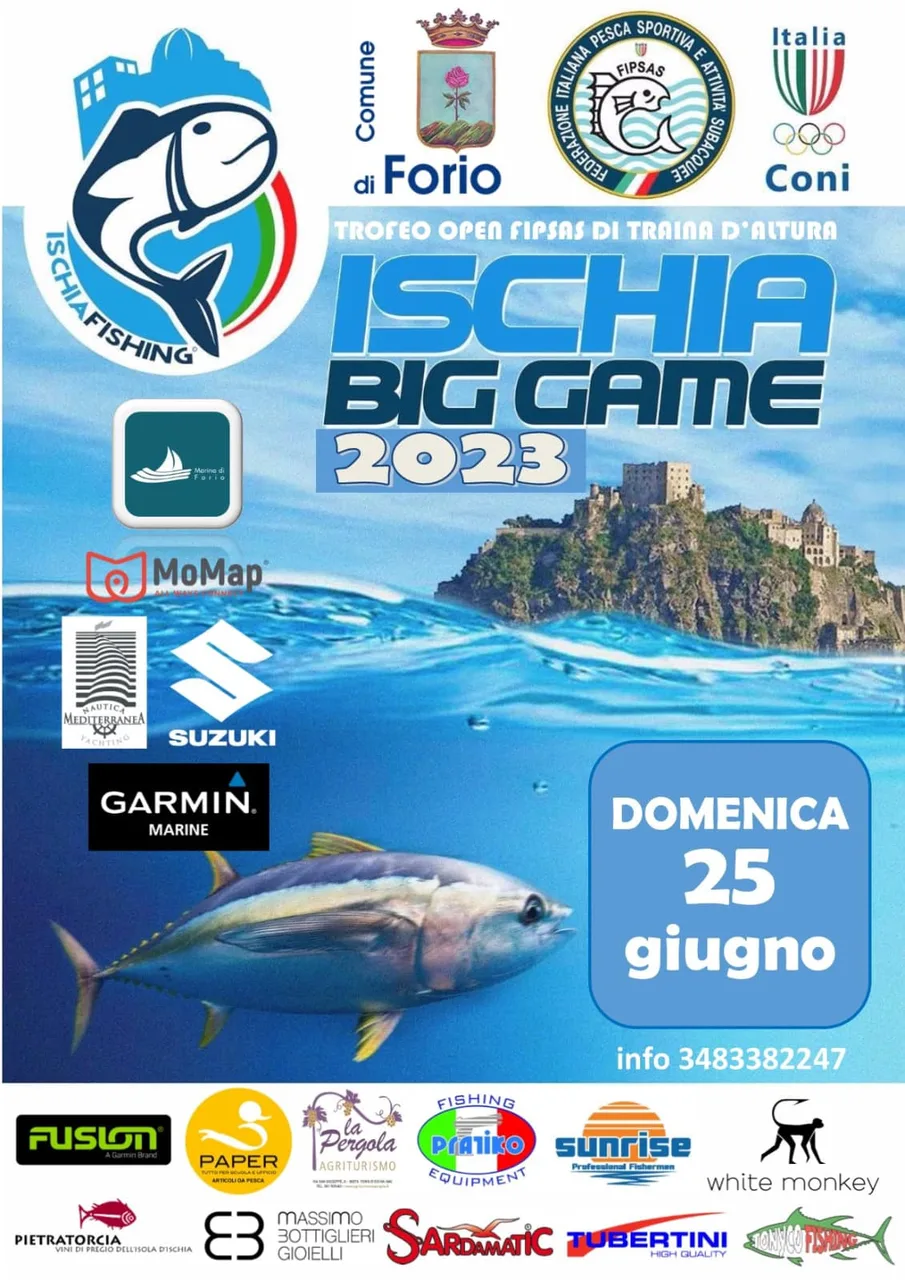 BIG GAME DEEP SEA TROLLING SPORT FISHING COMPETITION - ISCHIA BIG GAME TROPHY