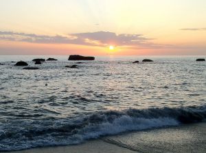 Marzo a Ischia - Passeggiata in spiaggia