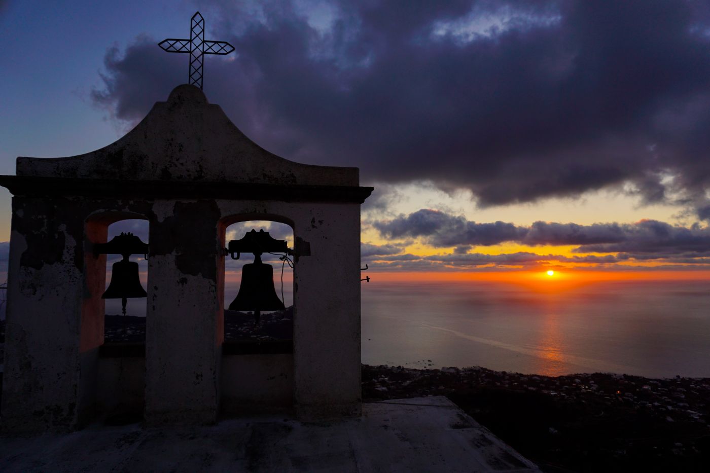 Tramonto da Santa Maria al Monte Forio d'Ischia