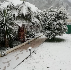 ischia tinta di Bianco - Neve a Ischia