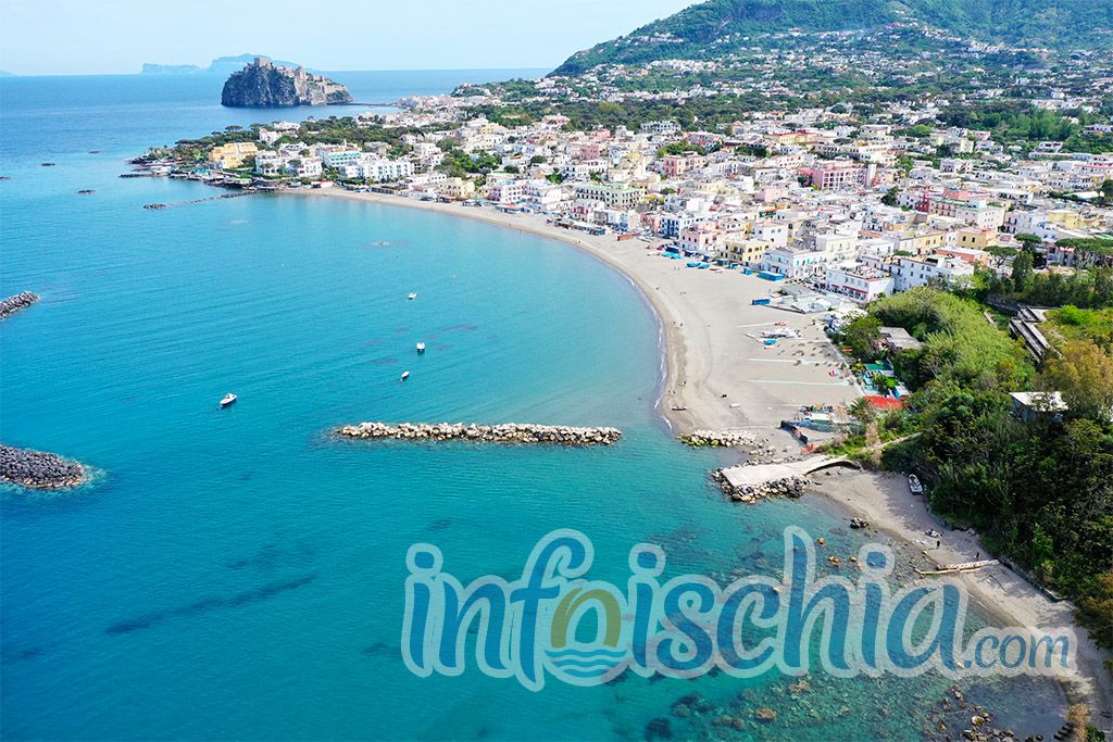 La spiaggia di San Pietro a Ischia Porto
