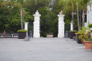 Ingresso pineta ischia