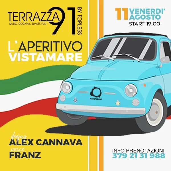 L'aperitivo vista mare!