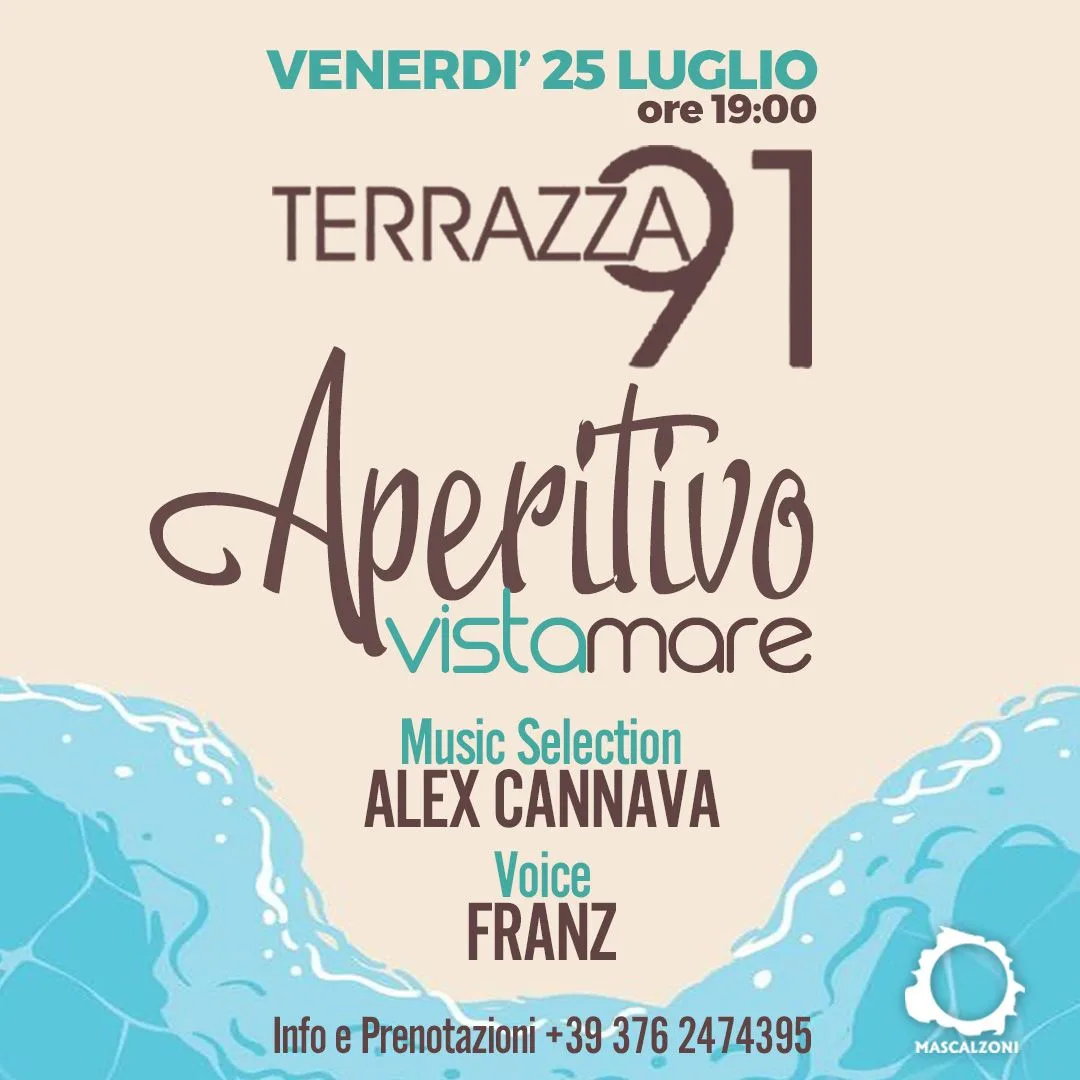 Aperitivo vista mare