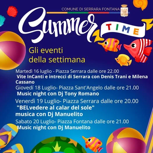Summer Time Comune di Serrara Fontana