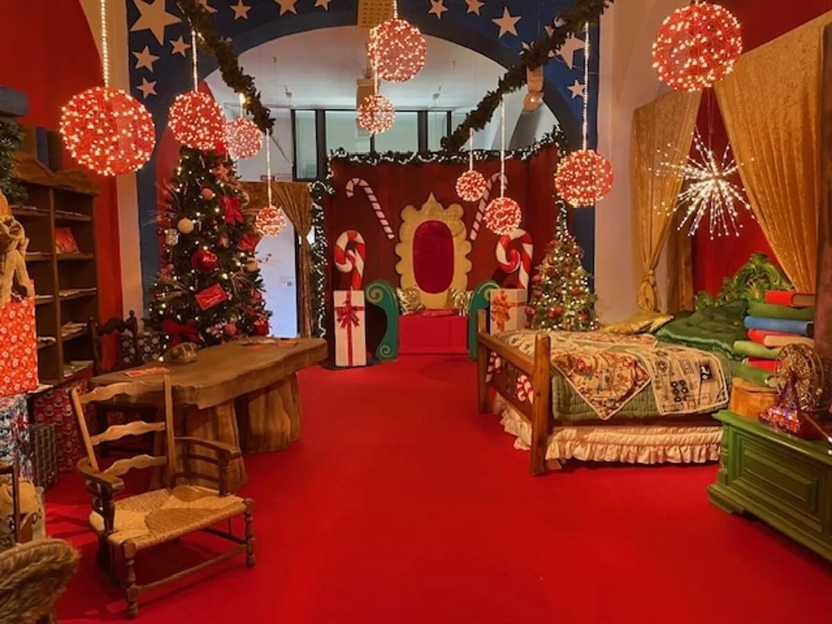 Inaugurazione della baita di Babbo Natale