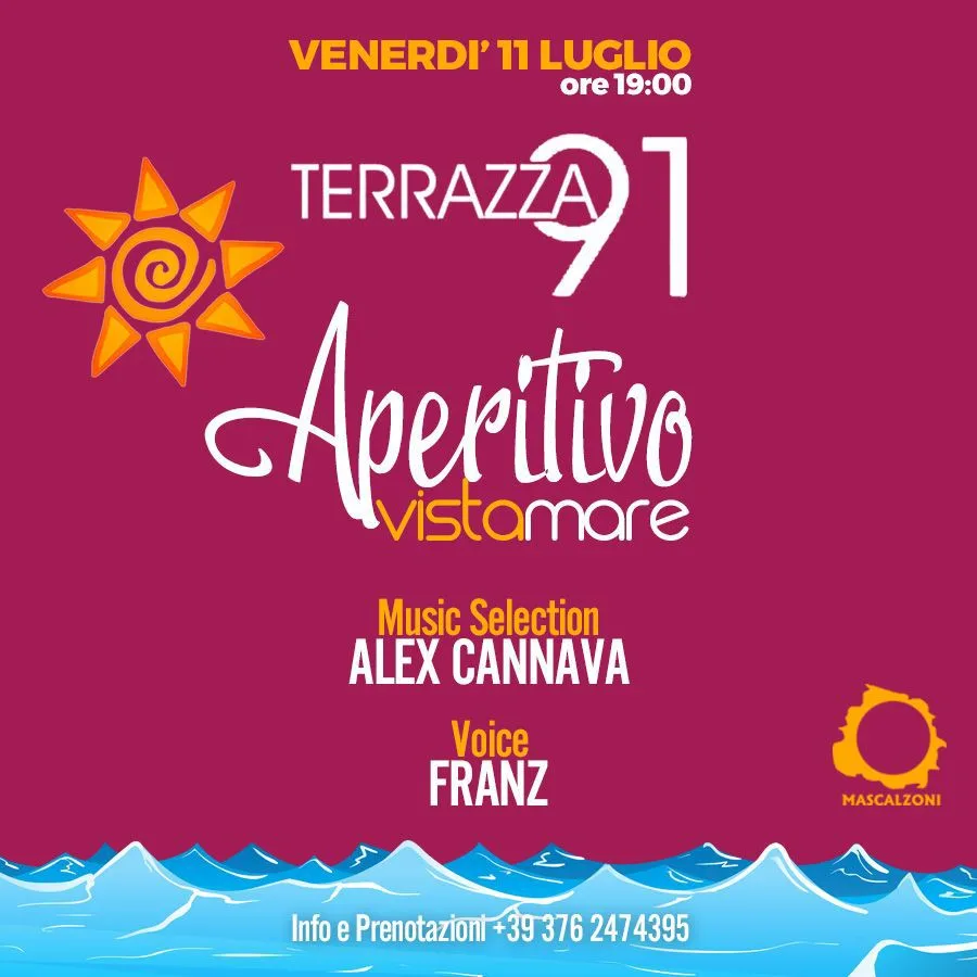 Aperitivo Vista Mare - Terrazza 91