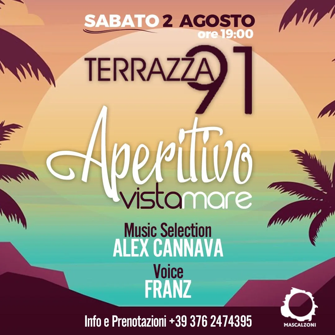 Aperitivo vista Mare - Terrazza 91