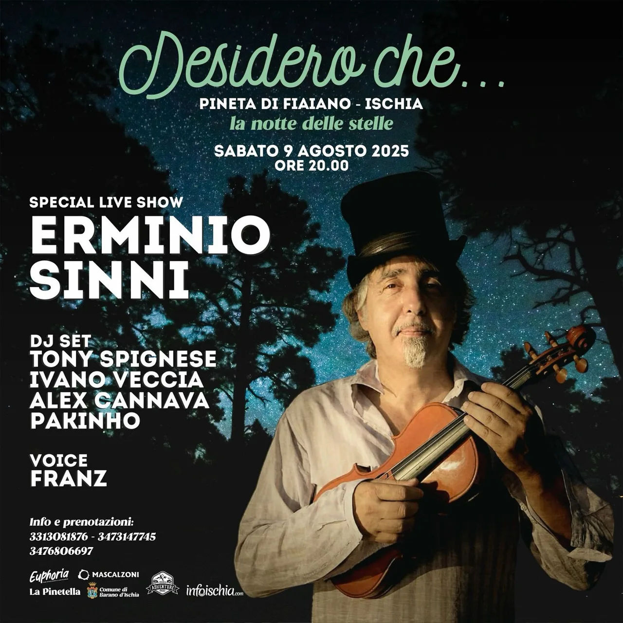 Desidero che (la notte delle stelle) - Pineta di fiaiano 