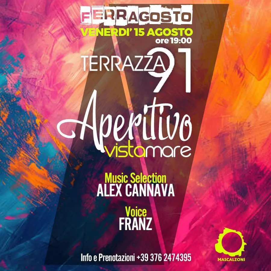 Aperitivo Vista Mare, Ferragosto - Terrazza 91 