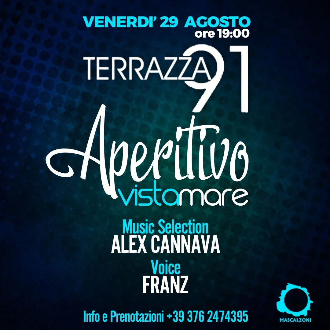 Aperitivo vista Mare - Terrazza 91