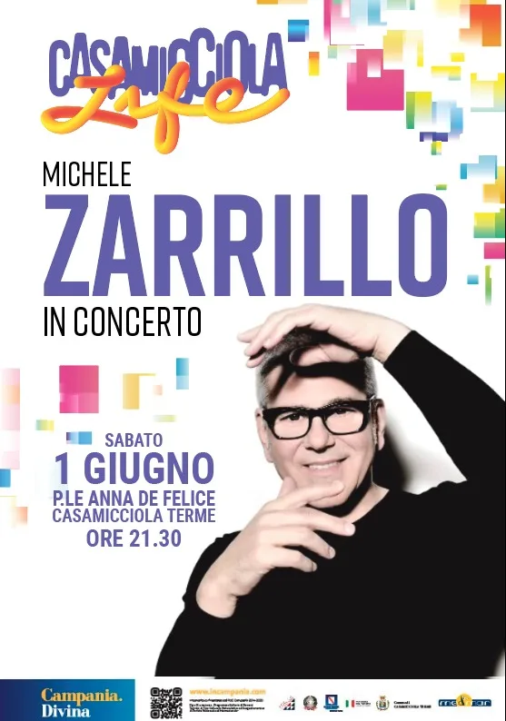 MICHELE ZARRILLO IN CONCERTO A CASAMICCIOLA IL 1° GIUGNO