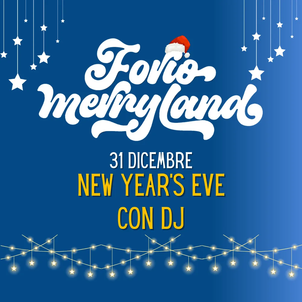 NEW YEAR’S EVE CON DJ