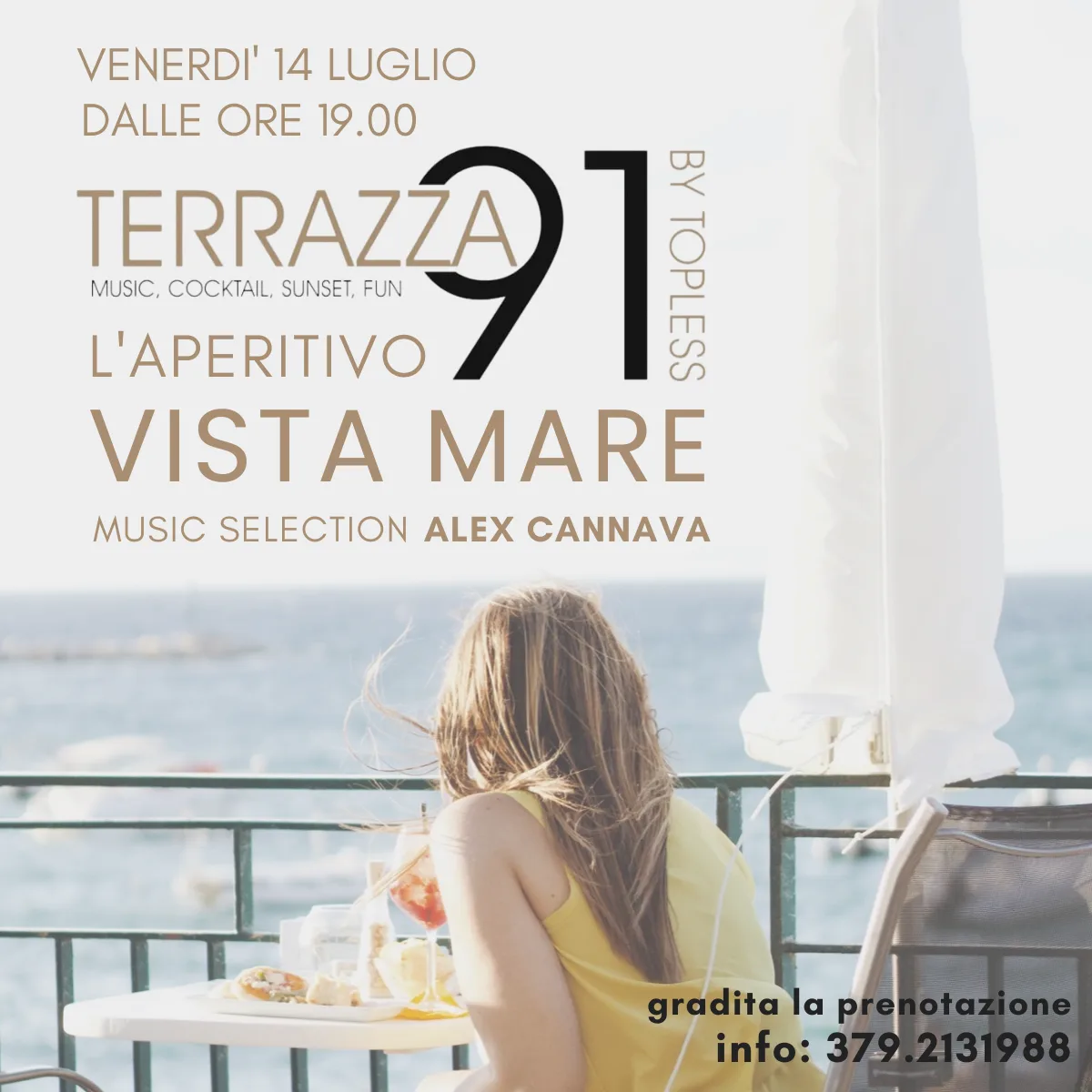 L'aperitivo vista mare