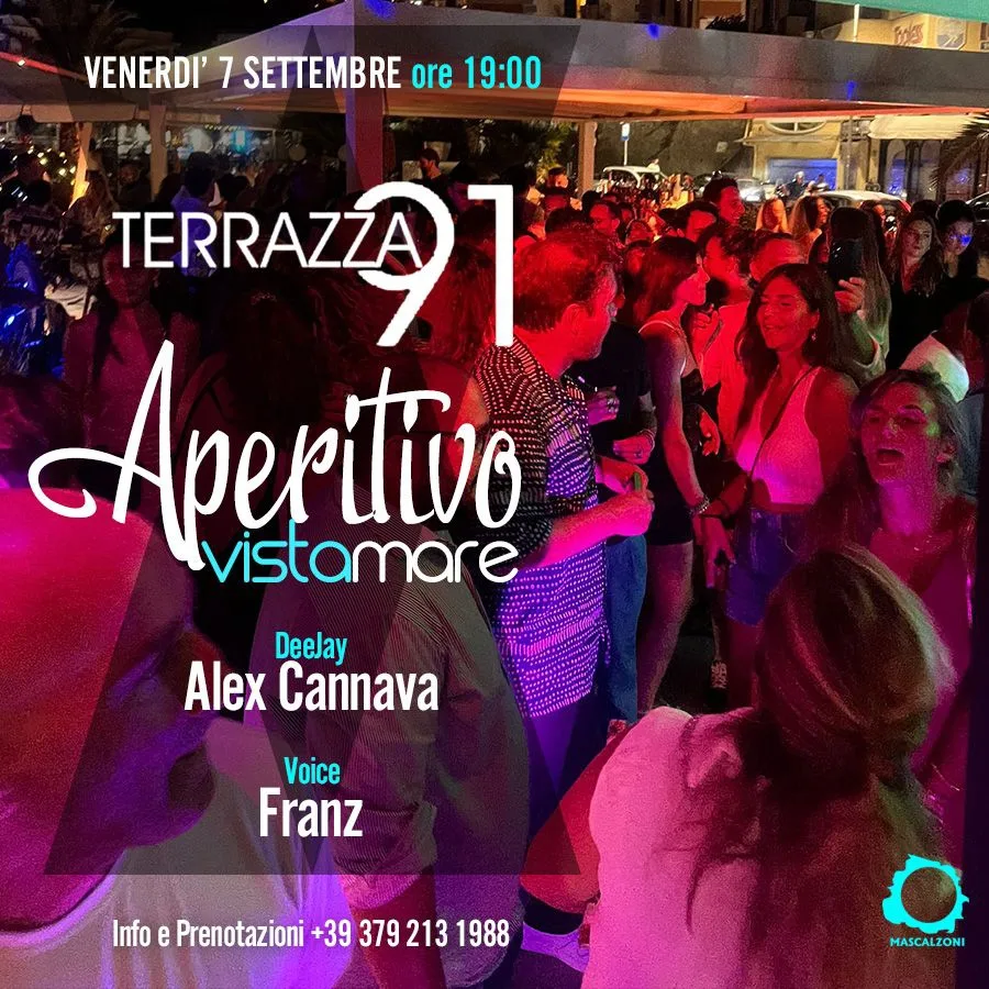 🌅 Aperitivo Vista Mare a Terrazza 91 🌅