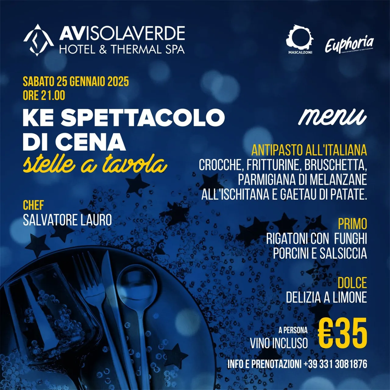 Ke Spettacolo di Cena - Stelle a Tavola