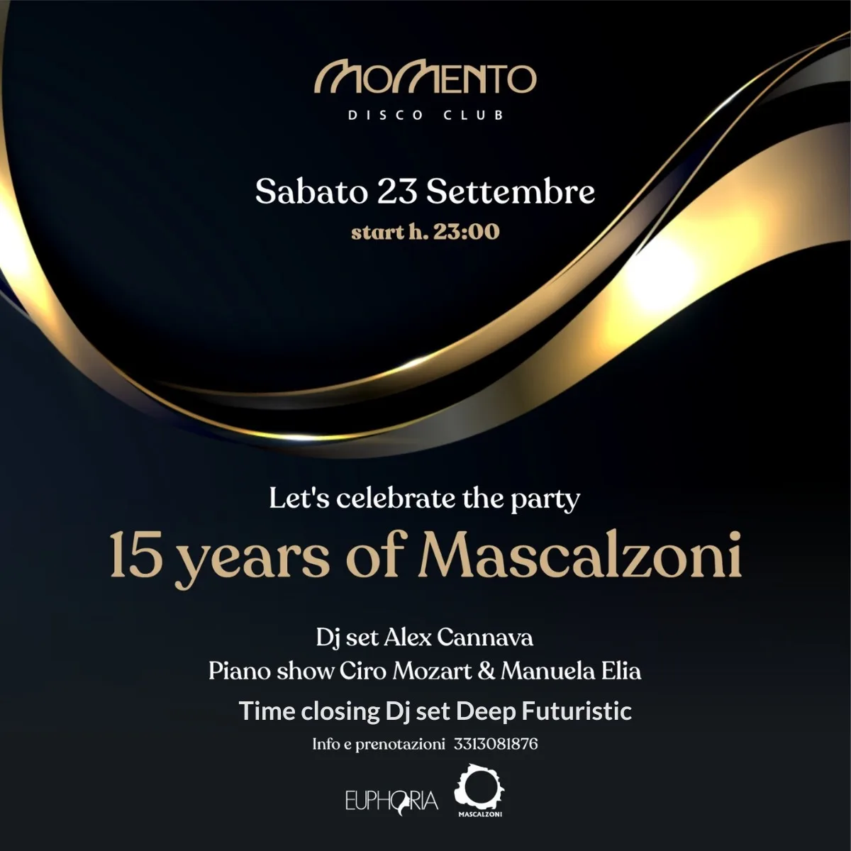 Momento Disco Club - 15 anni Mascalzoni