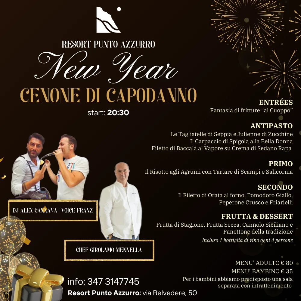 Capodanno 2024 al Resort Punto Azzurro